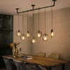 hofstein Pendelleuchte Suspension Anthracite, 7 lumières* Suspensions