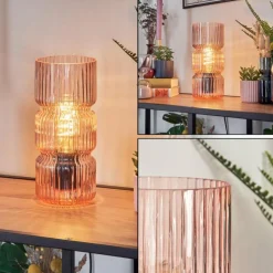 hofstein Penteado Lampe à poser Noir, 1 lumière