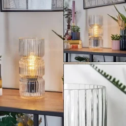 hofstein Penteado Lampe à poser Noir, 1 lumière