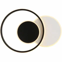 Luminaires Globo Lighting Perlix Plafonnier LED Noir, Blanc, 1 lumière* Éclairage Led