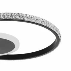 Luminaires Globo Lighting Perlix Plafonnier LED Noir, Blanc, 1 lumière* Éclairage Led