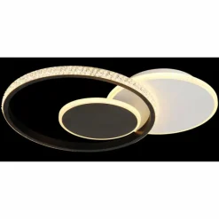 Luminaires Globo Lighting Perlix Plafonnier LED Noir, Blanc, 1 lumière* Éclairage Led