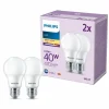 Luminaires Philips Philips Classic Lot de 2 LED E27 4,9 watt 2700 kelvin 470 lumen