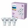 Luminaires Philips Philips Classic Lot de 3 LED GU10 3,5 watt 2700 kelvin 255 lumen