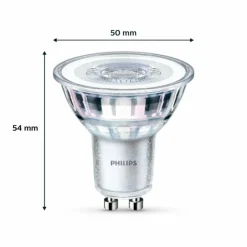 Luminaires Philips Philips Classic Lot de 3 LED GU10 3,5 watt 2700 kelvin 255 lumen