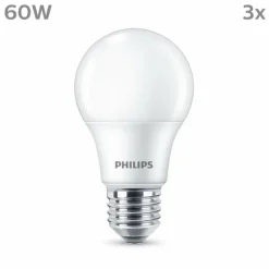 Luminaires Philips Philips Classic Lot de 3 LED E27 8 watt 2700 kelvin 806 lumen