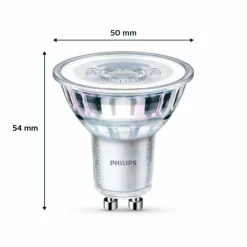 Luminaires Philips Philips Classic Lot de 6 LED GU10 3,5 watt 4000 kelvin 275 lumen