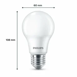 Luminaires Philips Philips Classic Lot de 2 LED E27 8 watt 2700 kelvin 806 lumen