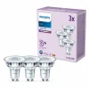 Luminaires Philips Philips Classic Lot de 3 LED GU10 3,5 watt 4000 kelvin 275 lumen