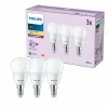 Luminaires Philips Philips Classic Lot de 3 LED E14 4,9 watt 2700 kelvin 470 lumen