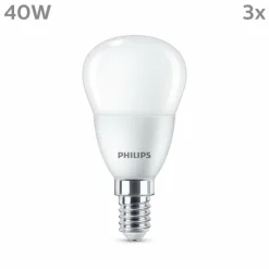 Luminaires Philips Philips Classic Lot de 3 LED E14 4,9 watt 2700 kelvin 470 lumen