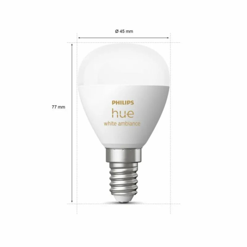 Luminaires Philips Philips Hue E14 LED 5,1 Watt 4000 Kelvin 470 Lumen