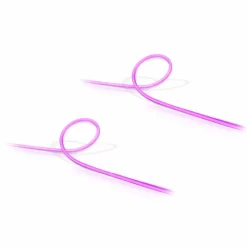 Luminaires Philips Philips Hue Lot de 2 Bandes LED d'extérieur Transparent, 1 lumière, Changeur de couleurs