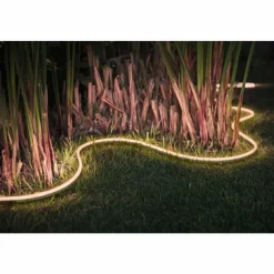 Luminaires Philips Philips Hue Lot de 2 Bandes LED d'extérieur Transparent, 1 lumière, Changeur de couleurs