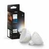 Luminaires Philips Philips Hue Lot de 2 LED GU5.3 6,3 Watt 2000-6500 Kelvin 400 Lumen