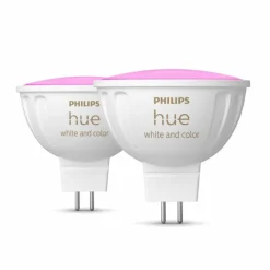 Luminaires Philips Philips Hue Lot de 2 LED GU5.3 6,3 Watt 2000-6500 Kelvin 400 Lumen