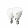 Luminaires Philips Philips Hue Set de 2 E14 LED 5,1 Watt 4000 Kelvin 470 Lumen