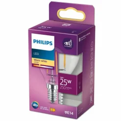 Luminaires Philips Philips LED E14 2 Watt 2700 Kelvin 250 Lumen