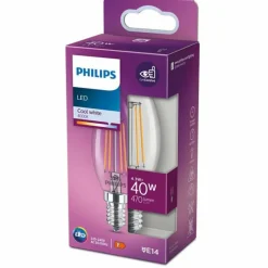 Luminaires Philips Philips LED E14 4,3 Watt 4000 Kelvin 470 Lumen