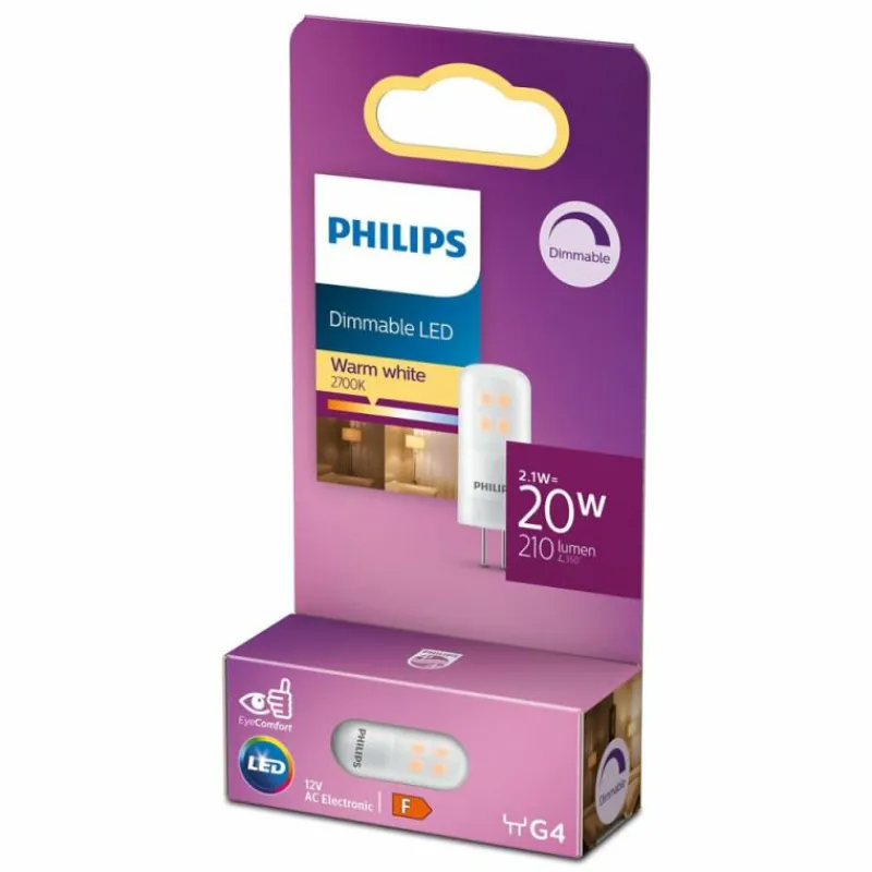 Luminaires Philips Philips LED G4 2 Watt 2700 Kelvin 200 Lumen