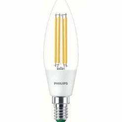 Luminaires Philips Philips Lot de 2 E14 LED 2,3 Watt 3000 Kelvin 485 lumens