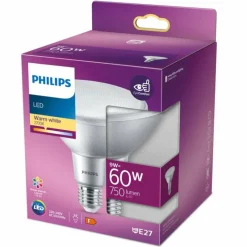 Luminaires Philips Philips Réflecteur LED E27 9 watt 2700 kelvin 750 lumen