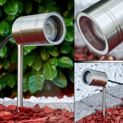 hofstein Pieu de jardin Froslev Chrome, 1 lumière