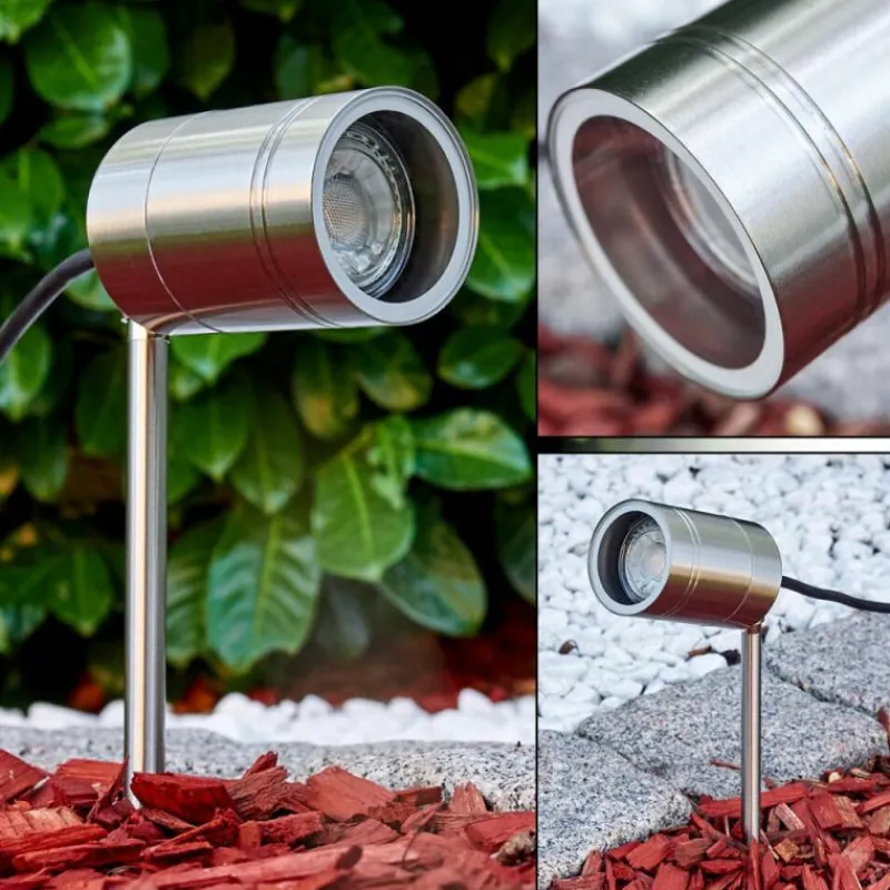 hofstein Pieu de jardin Froslev Chrome, 1 lumière