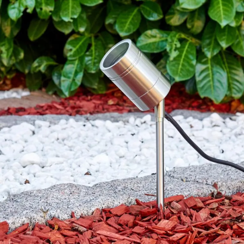 hofstein Pieu de jardin Froslev Chrome, 1 lumière