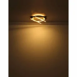 Lampes En Bois-Luminaires Globo Lighting Pikara Plafonnier LED Couleur bois, 1 lumière