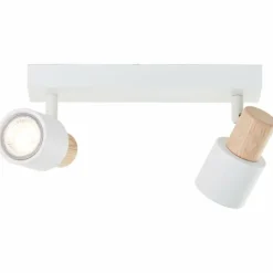 Luminaires Scandinaves-Luminaires Brilliant Pini Spot de plafond Blanc, 2 lumières