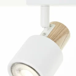 Luminaires Scandinaves-Luminaires Brilliant Pini Spot de plafond Blanc, 4 lumières