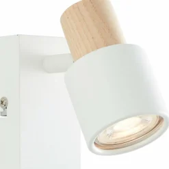 Luminaires Scandinaves-Luminaires Brilliant Pini Spot mural Blanc, 1 lumière