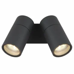 Luminaires Globo Lighting Piper Luminaire extérieur Anthracite, Noir, 2 lumières