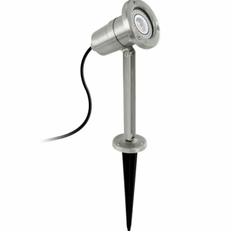 Luminaires Eglo pique de terre Eglo NEMA Acier inoxydable, 1 lumière
