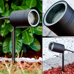 hofstein pique de terre Froslev LED Noir, 1 lumière