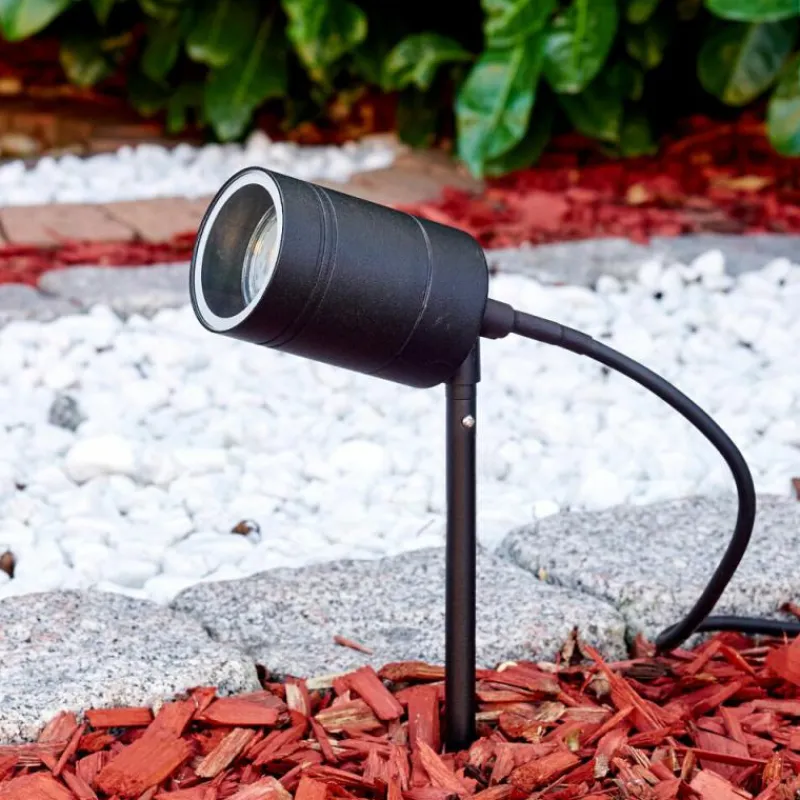 hofstein pique de terre Froslev LED Noir, 1 lumière