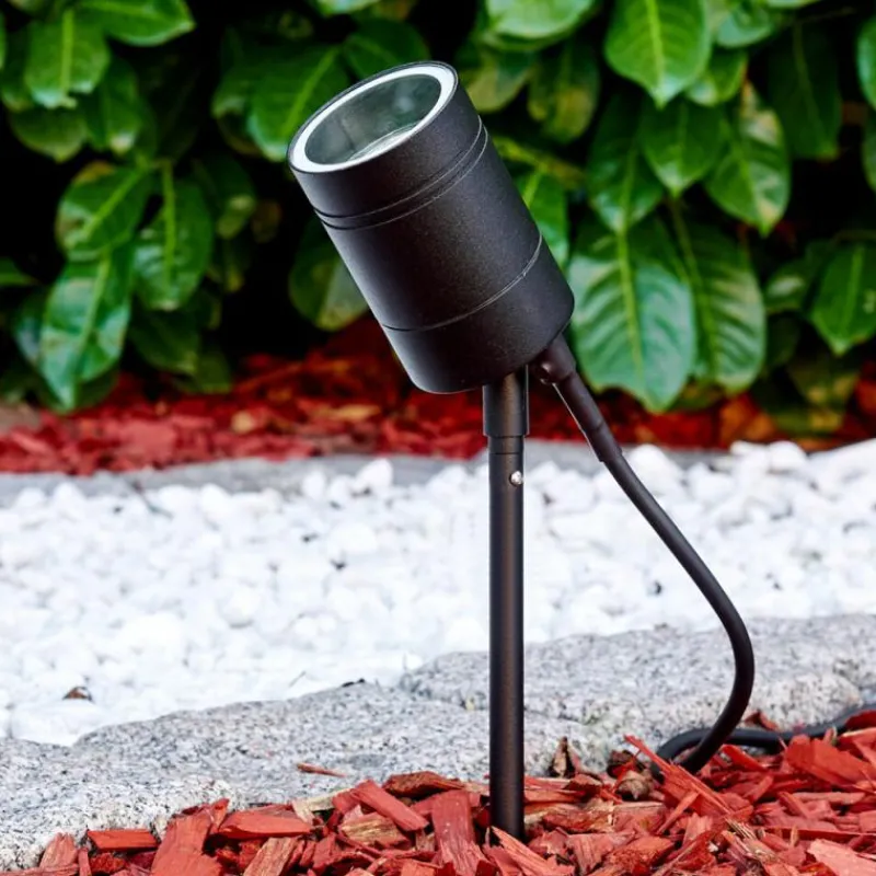 hofstein pique de terre Froslev LED Noir, 1 lumière