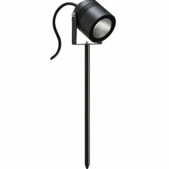 Luminaires LCD pique de terre LCD Langenfeld LED Noir, 1 lumière