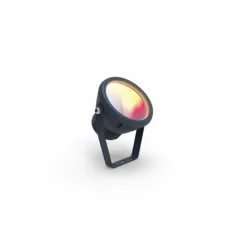 Luminaires Lutec pique de terre Lutec MINI LETO LED Anthracite, 1 lumière, Changeur de couleurs