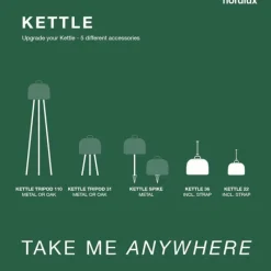 Luminaires Nordlux pique de terre Nordlux KETTLE Noir