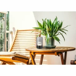 Suspension Verre Fumé-Luminaires Globo Lighting Pixy Lampe à poser LED Noir, 1 lumière