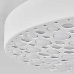 hofstein Plafonnier Agodim LED Blanc, 1 lumière, Télécommandes, Changeur de couleurs