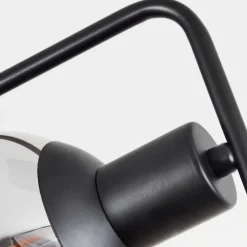 hofstein Plafonnier Agropoli Noir, 4 lumières