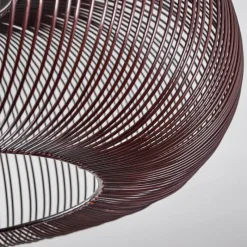 Lampes Vintages & Rétros-hofstein Plafonnier Agueda Cuivre, Nickel mat, Noir, 1 lumière