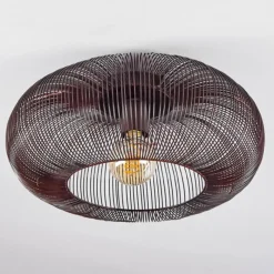 Lampes Vintages & Rétros-hofstein Plafonnier Agueda Cuivre, Nickel mat, Noir, 1 lumière