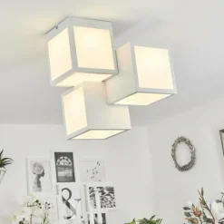 hofstein Plafonnier Allonville LED Blanc, 1 lumière