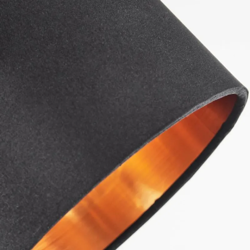 Lampes En Tissu-hofstein Plafonnier Alsen Bois foncé, Noir, 3 lumières