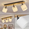 Lampes En Tissu-hofstein Plafonnier Alsen Bois foncé, 3 lumières