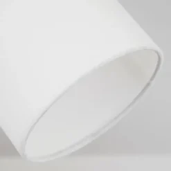 Lampes En Tissu-hofstein Plafonnier Alsen Écru, Noir, 2 lumières